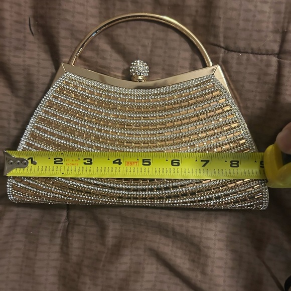 Kelli &  Katie gold and silver hand bag/purse - Picture 10 of 11
